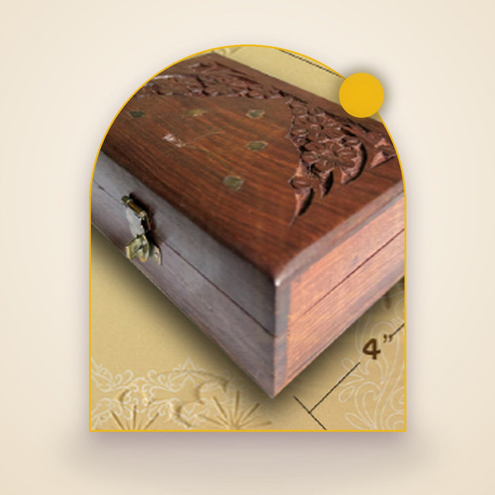 Wooden Box Medium 6x4x2 in